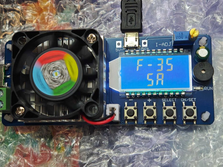 Електронне навантаження, тестер ємності FX35 35W 1.5-25V 5A