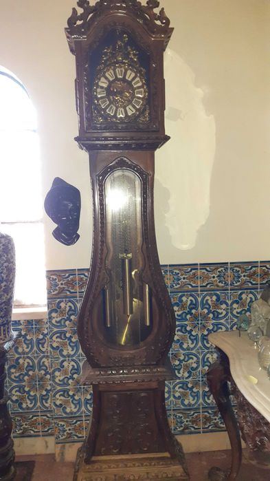 Relógio de pé em funcionamento