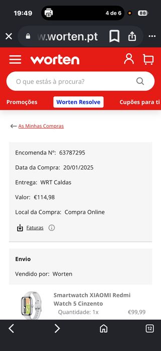 Vendo smartwatche xiaomi redmi 5