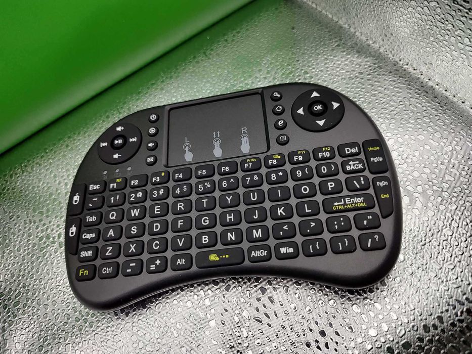 Klawiatura bezprzewodowa z touchpadem | Smart TV Android Box PC