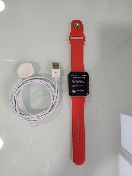 Apple Watch Série 3 42MM  Bateria 100%