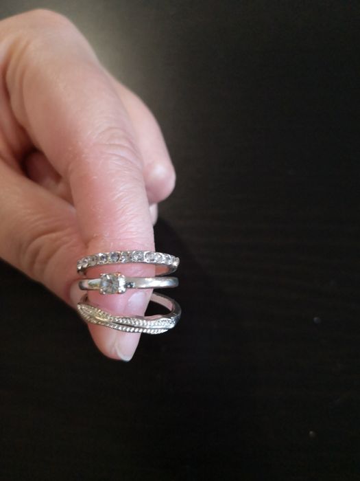 Zestaw pierścionków/obrączki