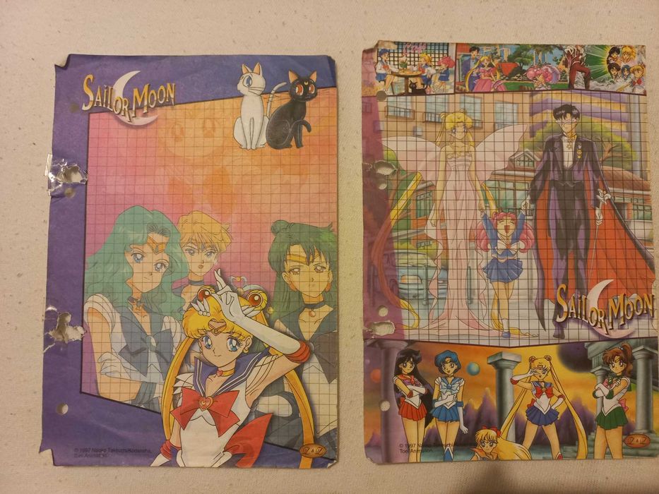 Karteczki do segregatora Sailor Moon Czarodziejki z Księżyca