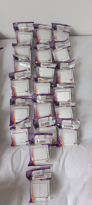 Gniazdo elektryczne włącznik światła polmark vega