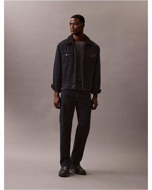 Куртка джинсовая Calvin Klein шерпа