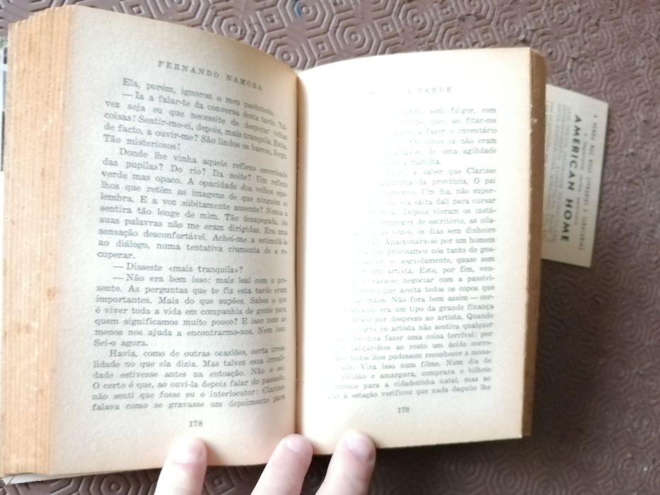 livro Domingo a Tarde - Fernando Namora