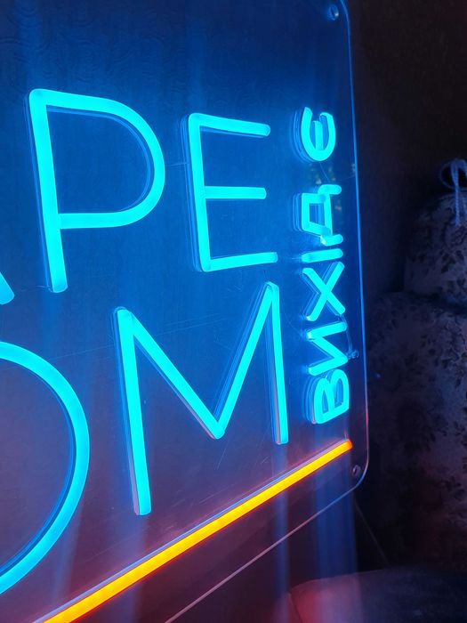 Неонові вивіски в салон, Неоновые вывески в салон, LED вывеска