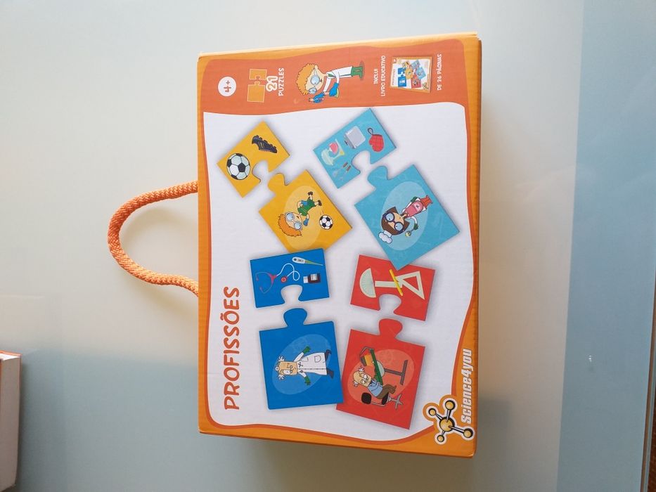 Puzzle Profissões Sience4you + Moto para construir Sience4you + Puzzle