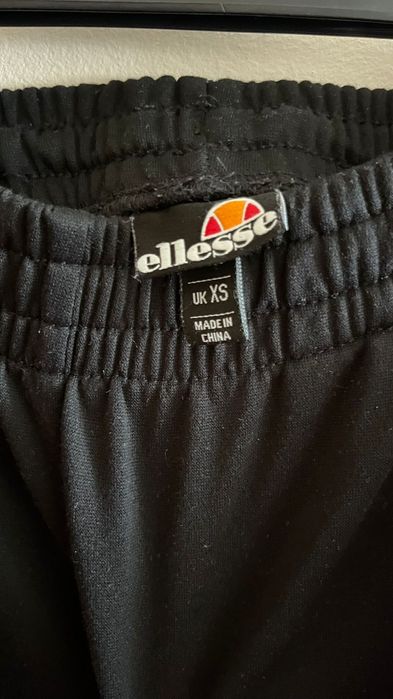 Calças de fato de treino pretas da Ellesse
