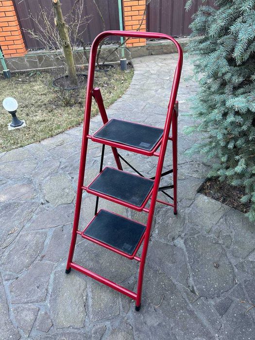 *️⃣ Лесница для дому саду ремонту на 3 4 5 ступеней. Драбина Стремянка