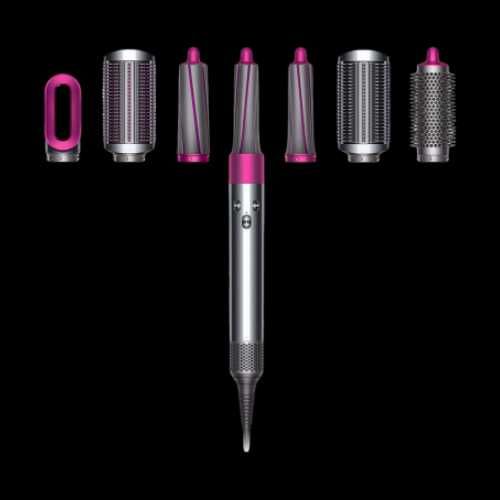 Cтайлер Dyson Airwrap Complete Nickel/Fuchsia - 8 насадок - Орігинал