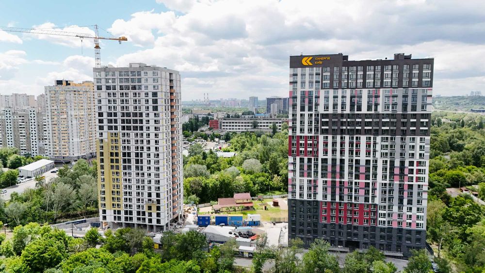 ГОТОВА 2к квартира 54.7м² у Києві! Прямий продаж від Синергії. Моноліт, Автономність