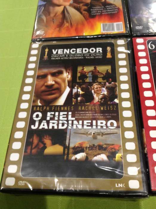 conjunto de quatro filmes em DVD