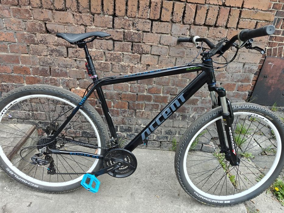Rower MTB accent 29 rama xl Shimano ns shwalbe