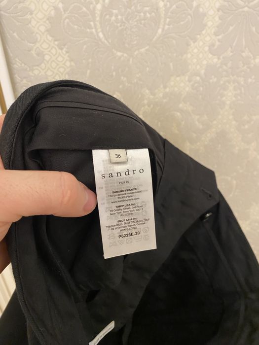 Sandro штани брюки жіночі  вовна