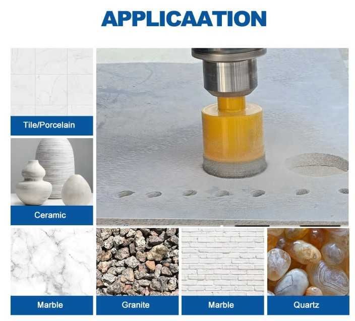 Otwornice diamentowe do gresu 11 elementów 6-65mm HIGHDRIL