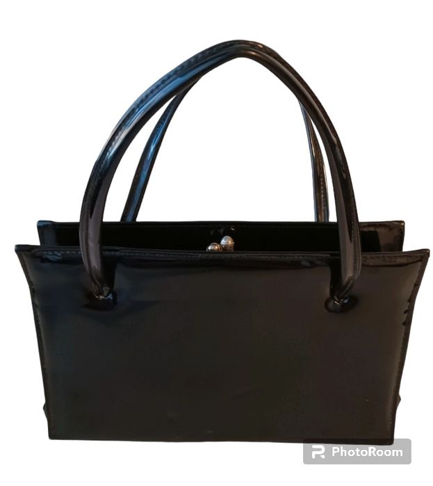 Torebka torba do ręki z eko skóra lakierowana