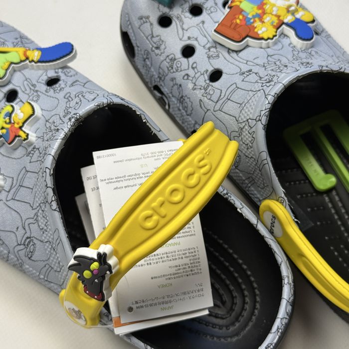 Crocs Кроксы The Simpsons Симсоны с джибитсами Jibbitz Clog/класичні клог шльопанці
