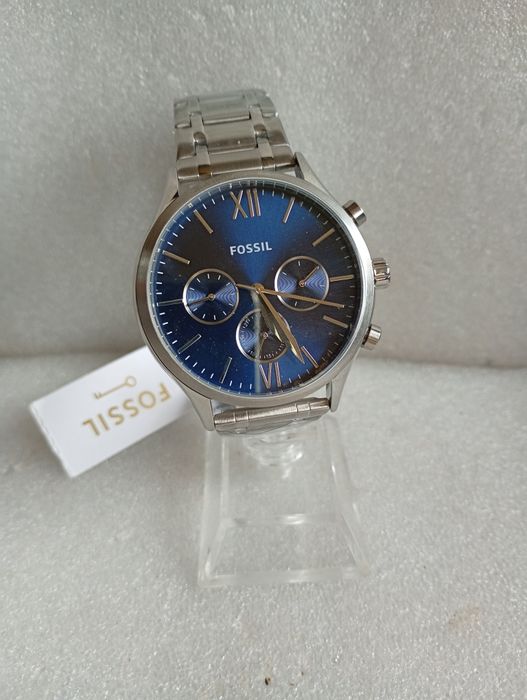 Męski zegarek FOSSIL BQ2808 FENMORE silver oryginalny elegancki stoper