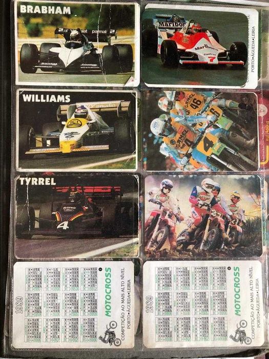 Calendários anos 80