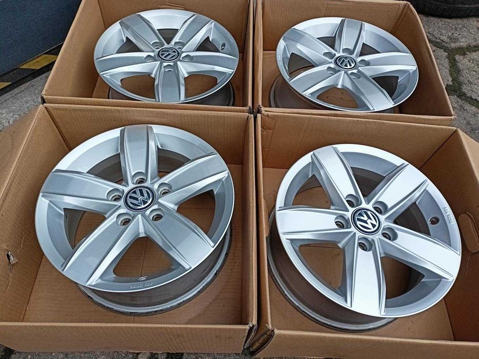 Oryginał felgi 16cali Vw T-Roc Golf Touran Cady CORVARA nr6036