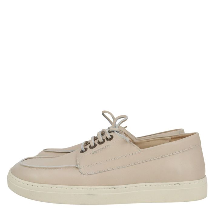Buty męskie Stuart Weitzman, półbuty, rozmiar 43, beżowa skóra BU1569
