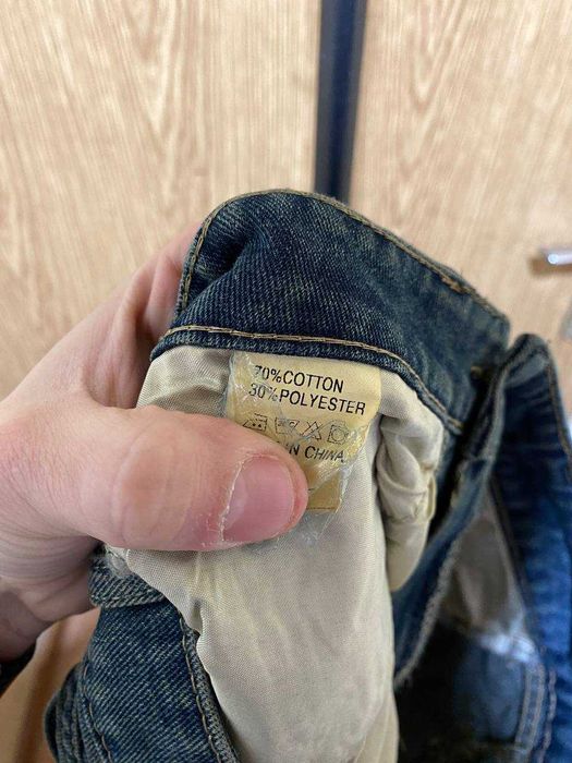 Джинсовая мини юбка distressed Y2K низкая посадка L