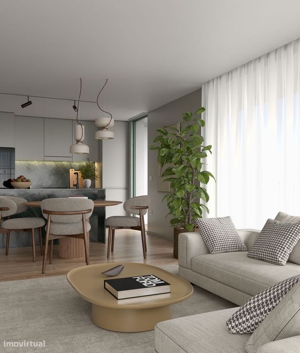 Apartamento T3 Novíssimo com Varanda e Garagem — São Felix da Marinha, Porto