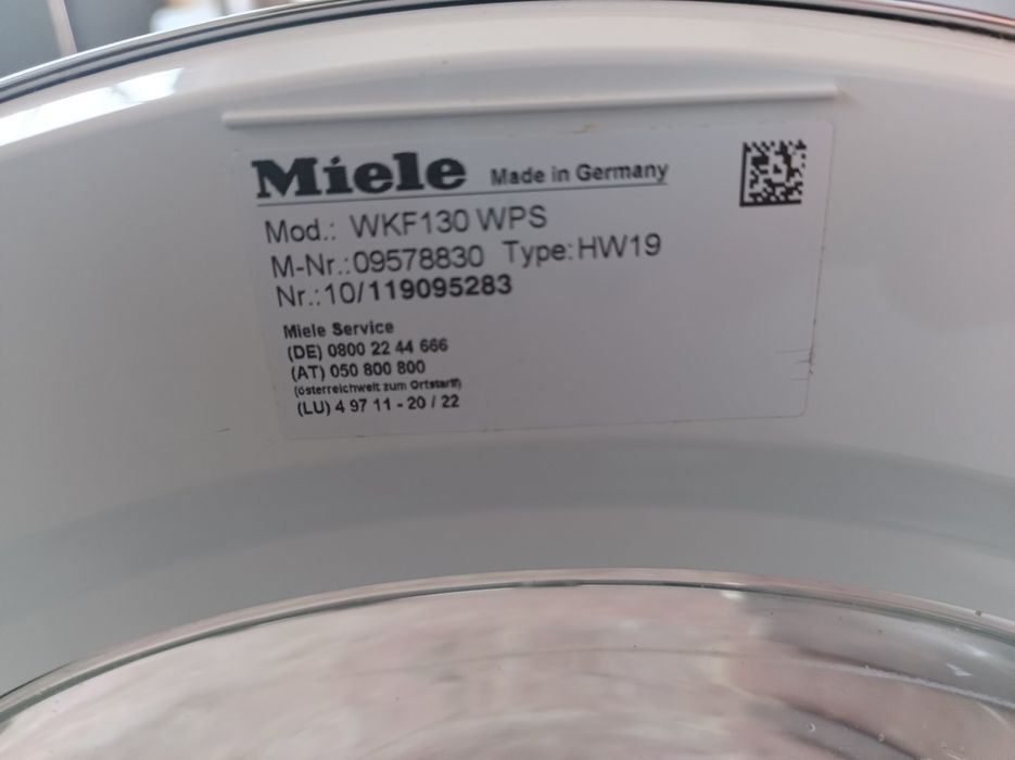 Pralka Miele WKF130 WPS jak NOWA