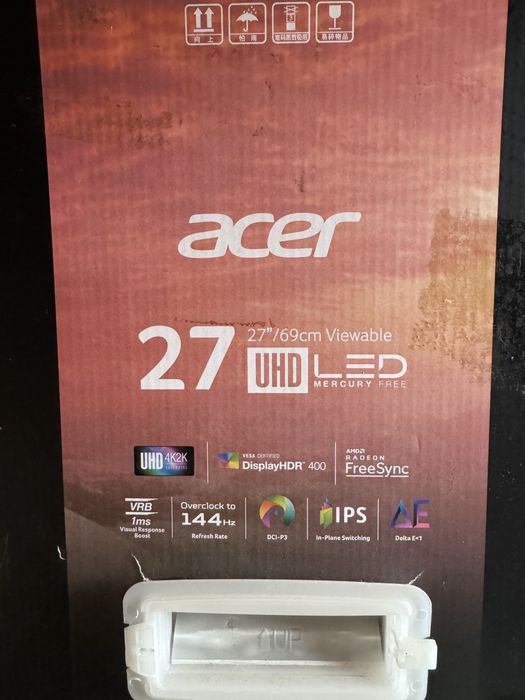 Monitor Acer XV273K – 27 4K 144Hz