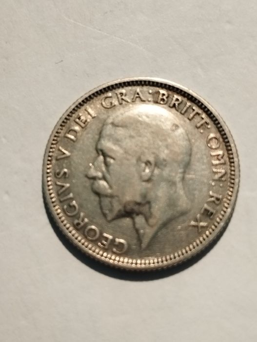 Moeda de Prata 1 Shilling 1933 de Inglaterra