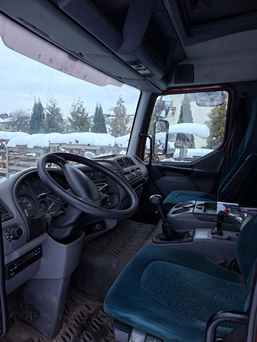 DAF LF 55.220 Wywrotka + HDS dźwig kontener do gałęzi karp drewna