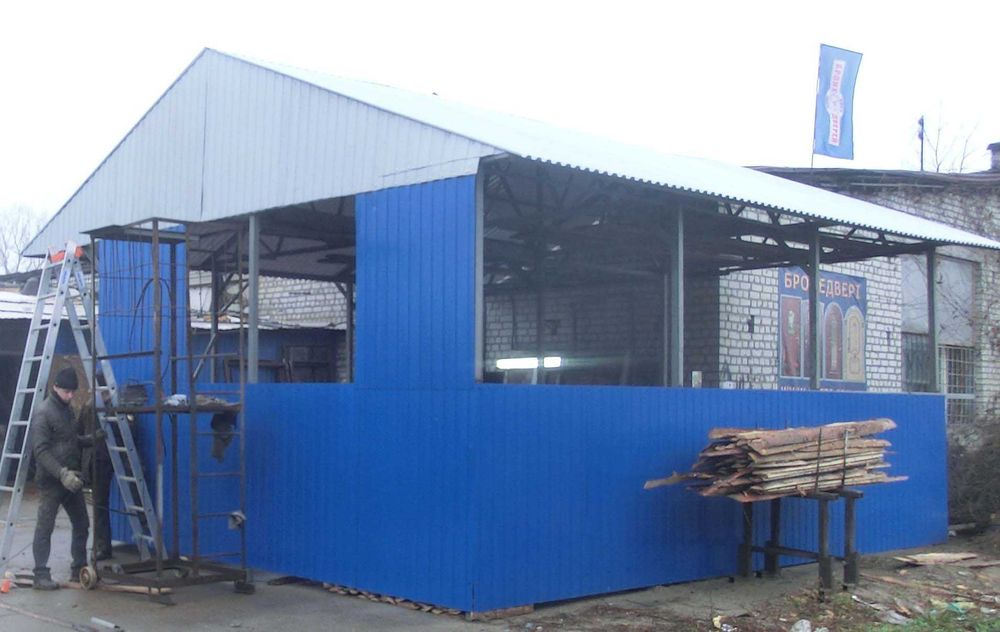 Продам ангар 50 м2 бу., стан дуже добрий. Дах не тече,