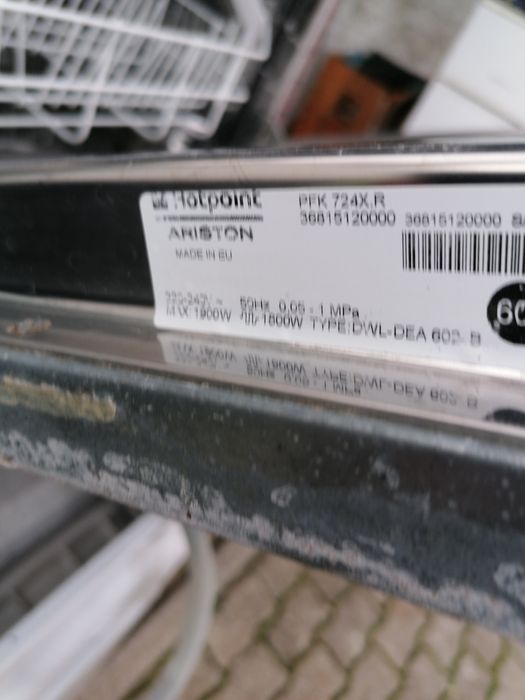 Cesto superior de máquina de lavar louça Ariston