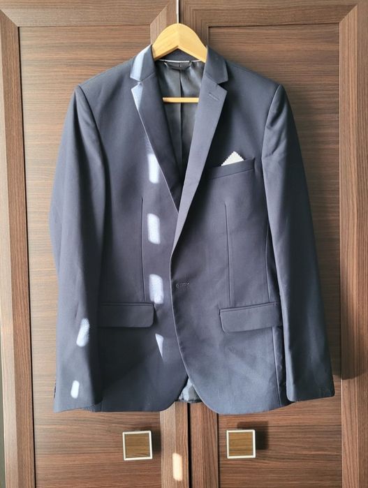 Granatowy garnitur męski DIAK