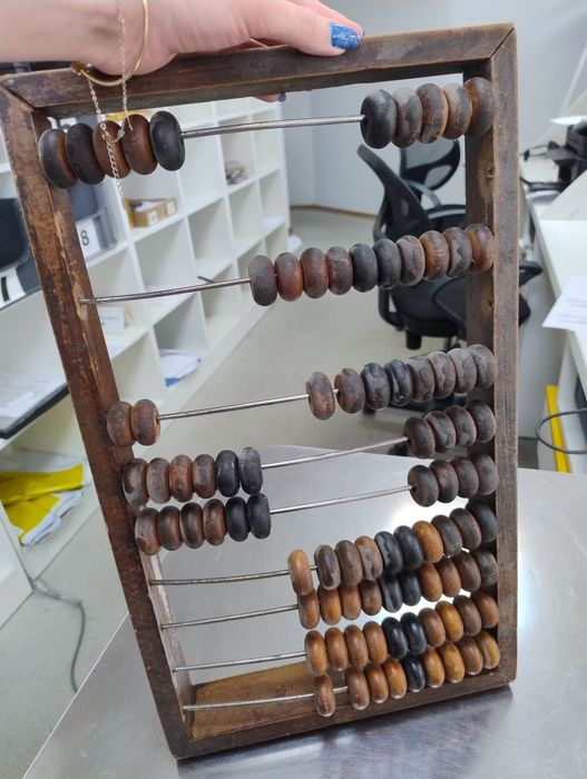 Рахівниця дерев'яна 60-х років(счёты деревянные)