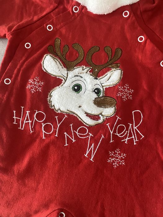 Новогодний человечек для фотосесии 0-3 месяца