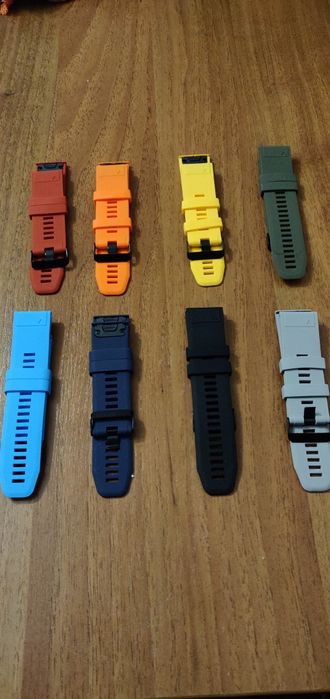 Силіконовий ремінець 22; 26мм для годинників Garmin Fenix та інших