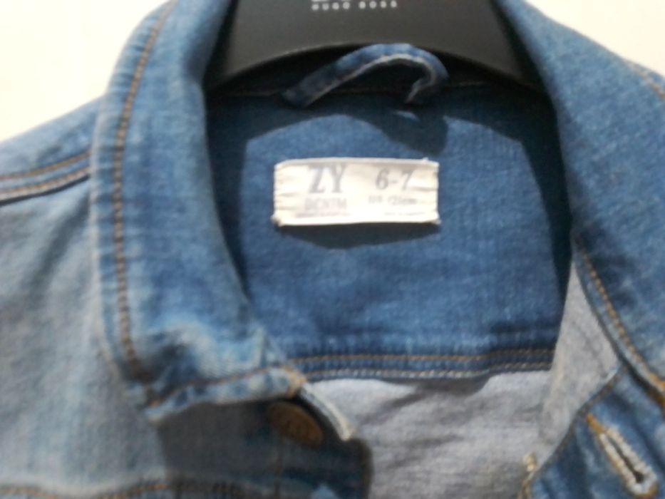 Casaco ganga Zara TAM 6/7 anos impecável