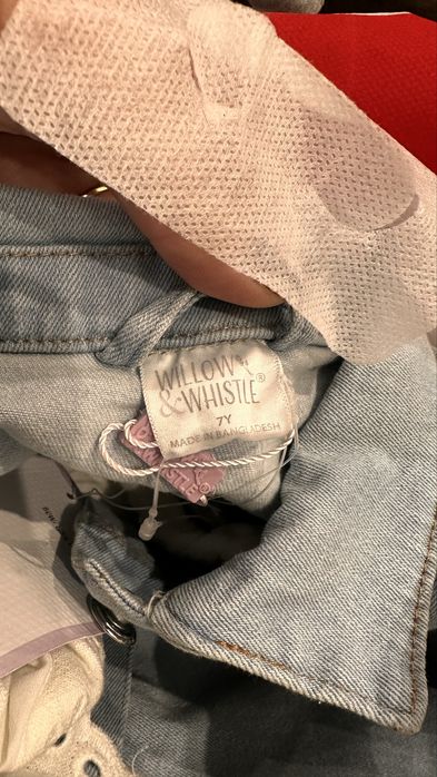 Набір джинсовка, сукня та заколка