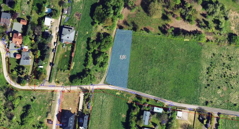 Działka z warunkami zabudowy, 1500 m2, Błeszno