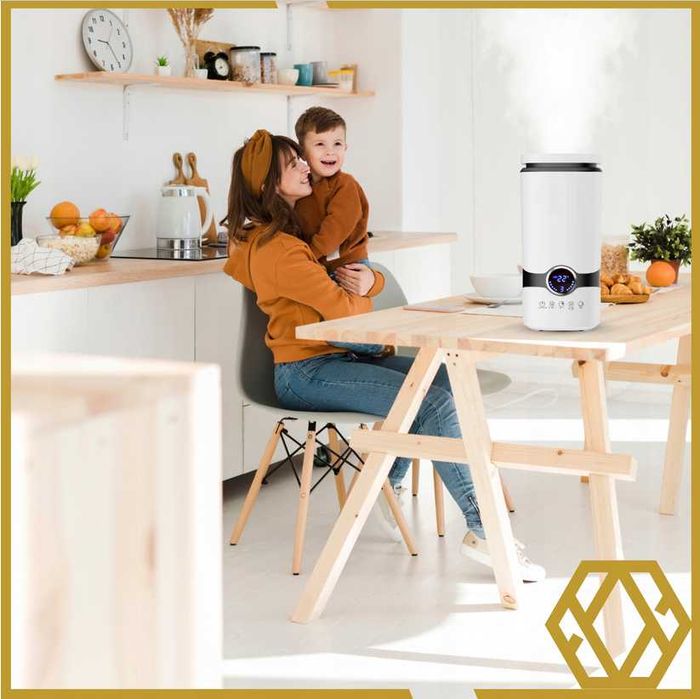 NAWILŻACZ POWIETRZA dyfuzor JONIZATOR 4L ultradźwiękowy +12 olejków