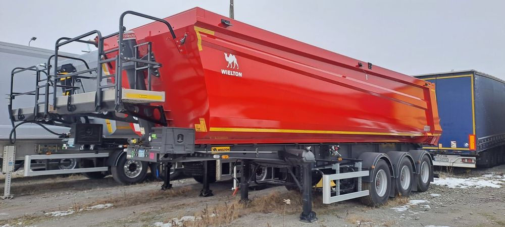 Wielton Naczepa wywrotka stalowa Wielton 33 m3  DEMO jak nowa wywrotka stal HARDOX 33m3