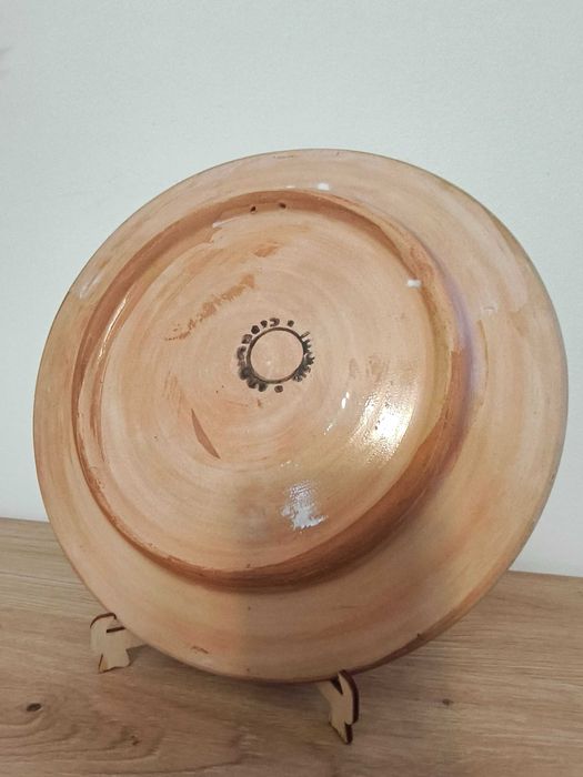 Patera talerz ceramiczny ozdobny rybki sygnowany