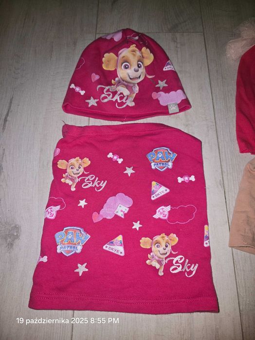 Czapka plus komin komplet jesienno wiosenny sky spi patrol