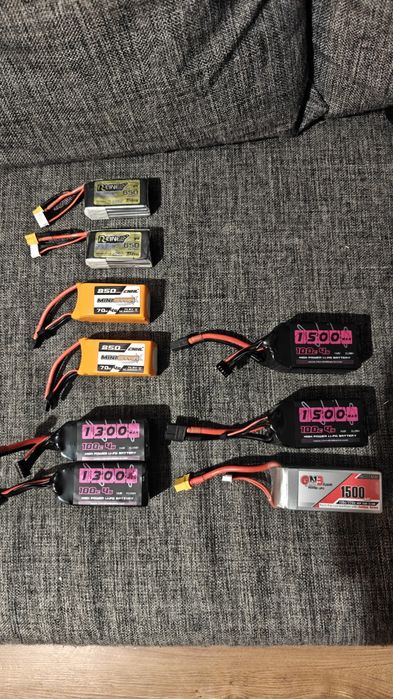 Akumulatory 4s różne pojemności