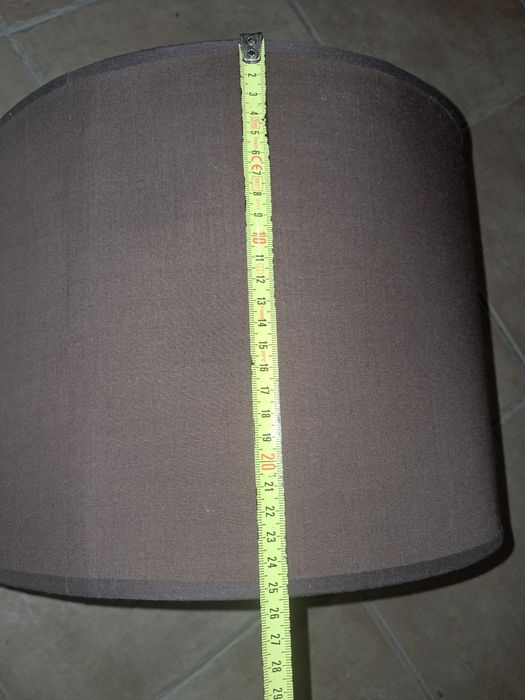 Abajour de teto castanho
