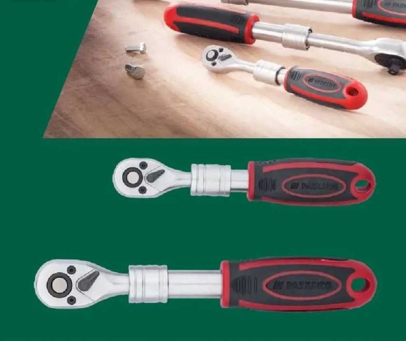 PARKSIDE zestaw grzechotek teleskopowych 3/8" i 1/4"