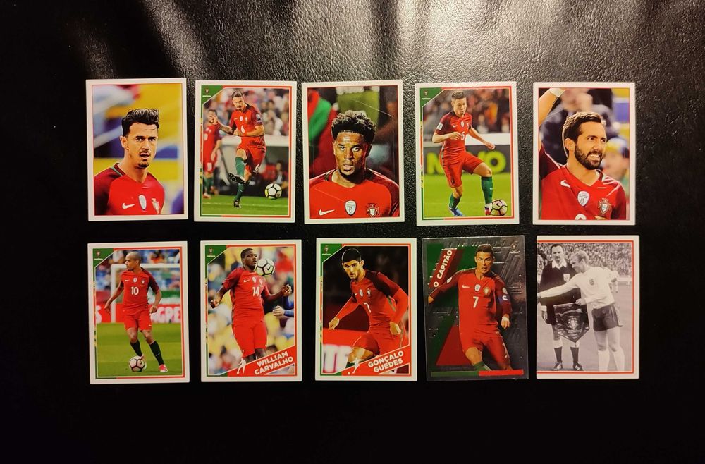 Cromos autocolantes Seleção de Portugal