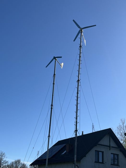 Sprzedam elektrownie wiatrową plus kontroler i przetwornica